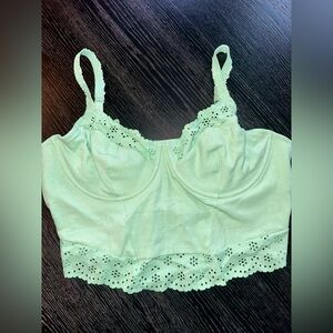 Light Green Crop Top L/XL